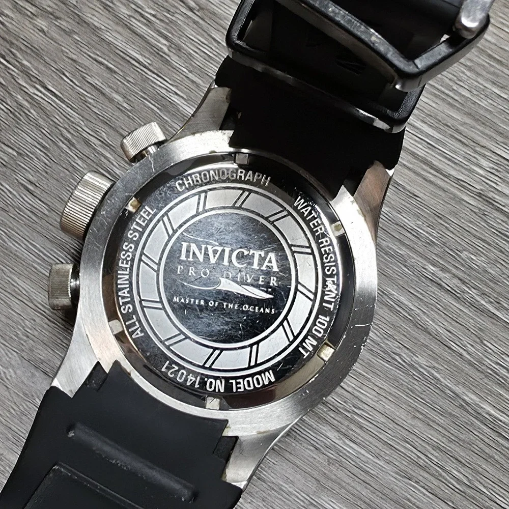 Invicta Pro Driver Model 14021 - Men's Watch - 50mm Stainless W/White Face